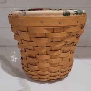 Longaberger Bouquet Basket & Liner